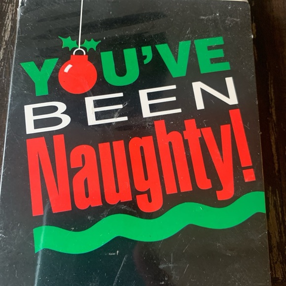 Hallmark Party Invitations Christmas Holiday YOU'VE BEEN NAUGHTY 8 Invites - Picture 2 of 3
